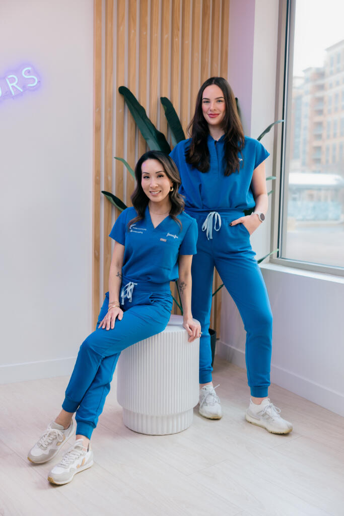 Founder Jennifer Kim and Paige of Cool Contours in Arlington, VA
